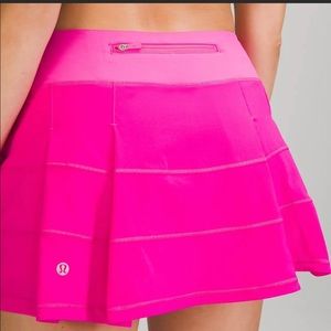 SOLD NWT Lululemon Pace Rival MR Skirt POW PINK!